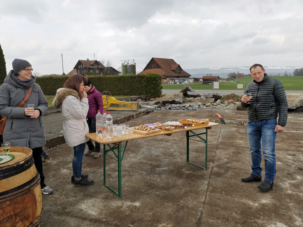 Spatenstich Knonauerstrasse 132, Cham