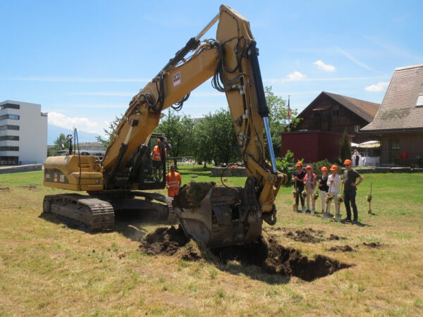 Spatenstich Überbauung Oele, Steinhausen